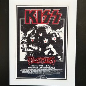 Unframed Retro Concert Print 8.5 x 11"